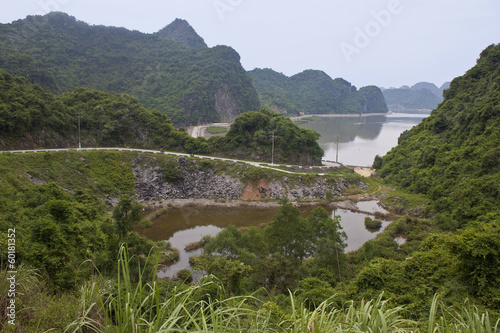 Fotografia Bay at Cat Ba island, Vietnam