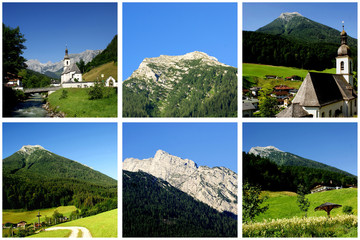 Canvas Print - Impressionen RAMSAU + HOCHKALTER ( Berchtesg.Land)