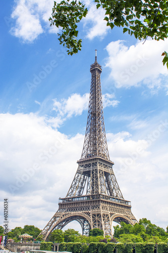 Fototapeta na wymiar Beautiful view of the Eiffel Tower