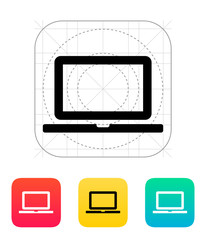 Wall Mural - Laptop screen icon.