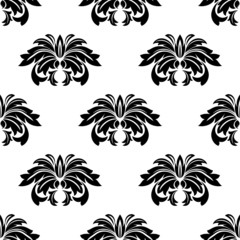 Poster - Repeat seamless pattern of arabesques