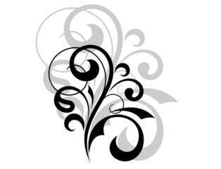 Wall Mural - Ornate scrolling design element