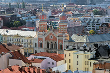 View Of The Great Synagogue In Plzen, Czech Republic