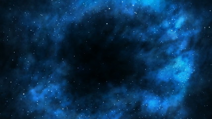 Wall Mural - into a black hole