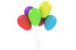 Colorful Balloons Isolated