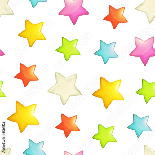 Stars seamless background, vector