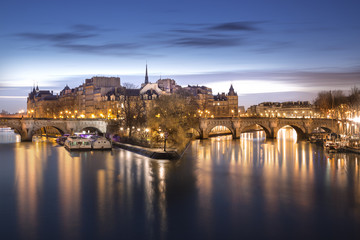 Canvas Print - ïle saint-louis Paris Seine