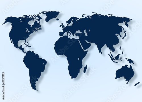 Naklejka na meble Dünya Haritası 1