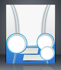 Poster - vector layout business flyer, magazine cover