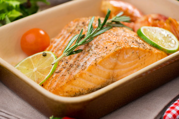 Wall Mural - Salmon Fillet