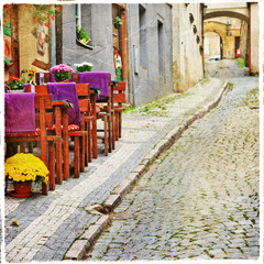 Wall Mural - charming old  streets