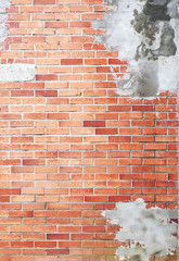 Wall Mural - red grunge wall