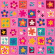 © aliasching - happy flowers pattern