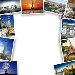 Fototapete - cartoline da Parigi