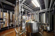 Hall With Brewing Equipment