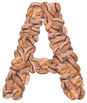 Coffee Alphabet A Letter