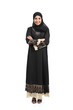 Arab saudi woman posing standing happy