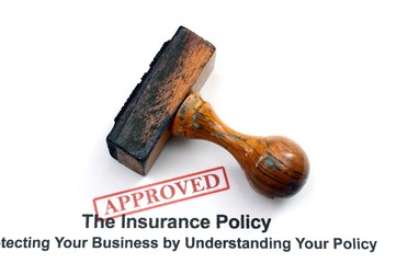 Wall Mural - Insurance policy - approved