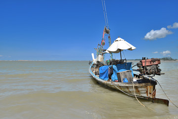 Canvas Print - fishing boats