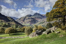 The Langdale Pikes From Copt Howe