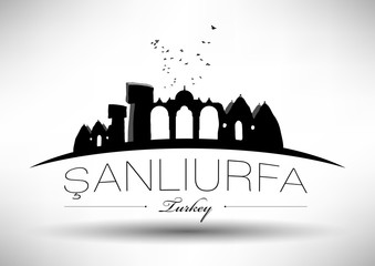 Sticker - Modern Sanliurfa Skyline Design