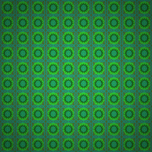 Wallpaper With Green Pattern