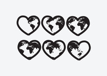 Globe Earth Vector Icons Themes Idea Design