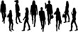 © majivecka - vector silhouette business people