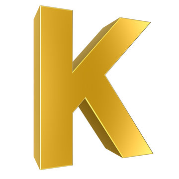 3d letter collection - K