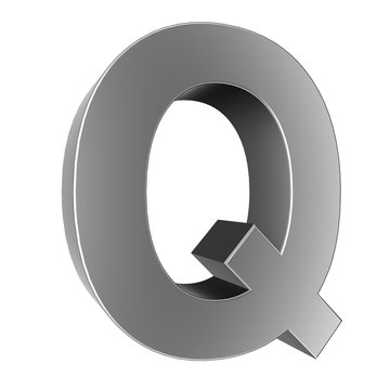 3d letter collection - Q