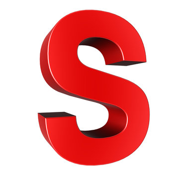 3d letter collection - S