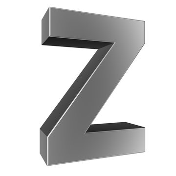 3d letter collection - Z