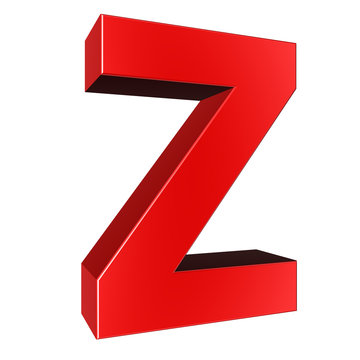 3d letter collection - Z