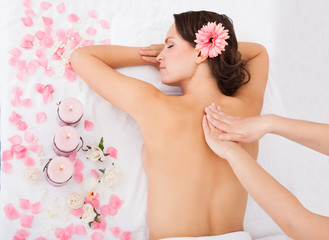 Woman Getting Massage Treatment