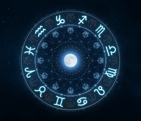 Wall Mural - zodiac signs horoscope symbols