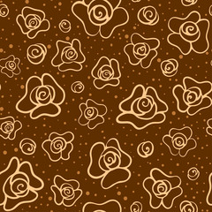 Poster - Seamless Floral Background