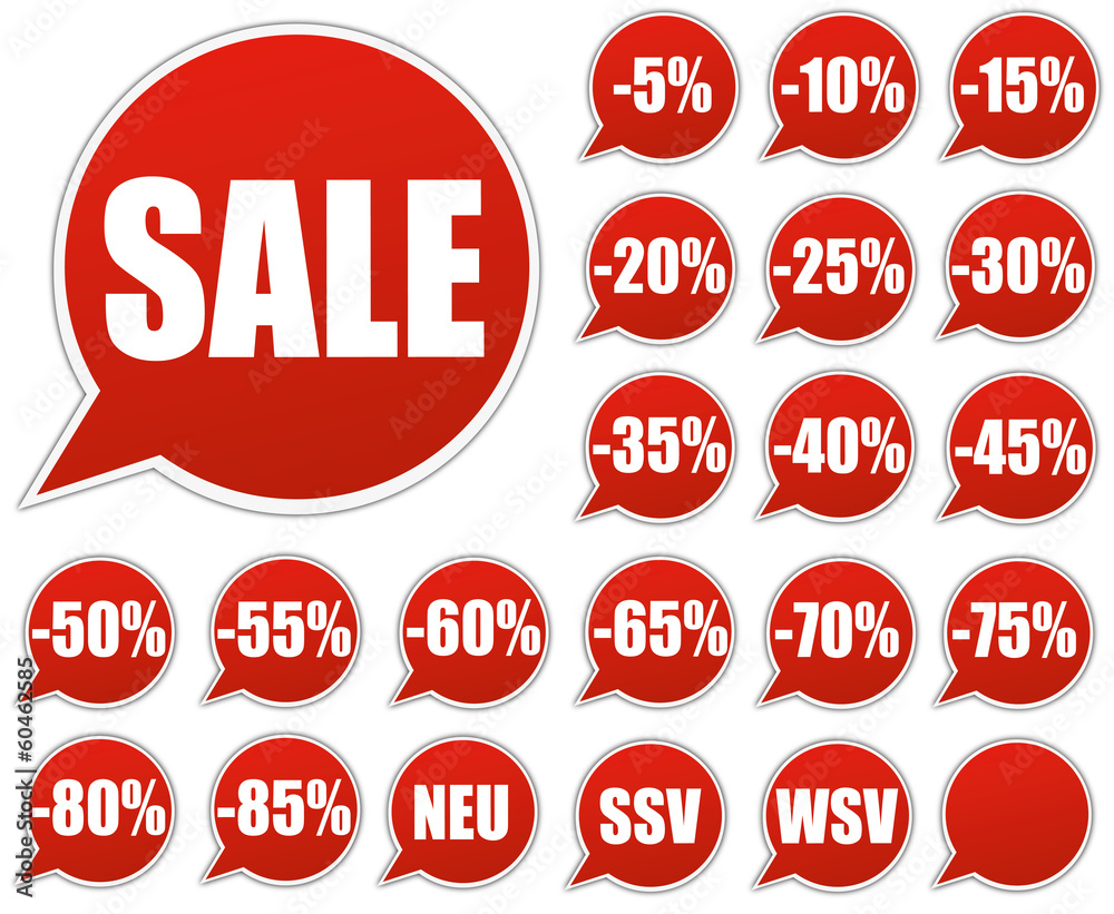 Stock-Vektorgrafik „Rabatt Sticker Kollektion - Price Tags