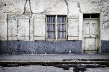 Wall Mural - old facade