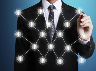 drawing social network structure