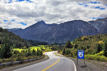 Wall Mural - The  Route 40, southern Argentina