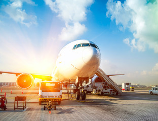 plane and the airport