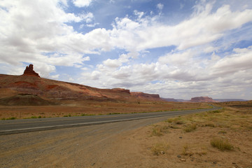 Poster - route vers Monument Valley, Arizona