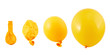 Four stages of balloon inflation isolated