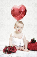 Wall Mural - Valentine Baby