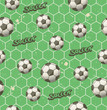 © orangeberry - seamless soccer pattern