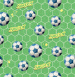© orangeberry - seamless soccer pattern