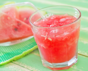 Canvas Print - watermelon juice