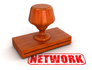 Poster - Rubber Stamp Network (clipping path included)