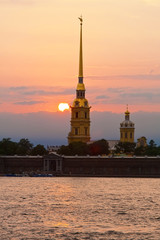 Fototapete - Peter and Paul fortress