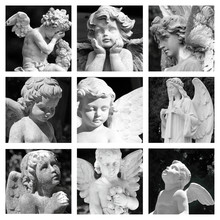 Cemetery Angels Collage
